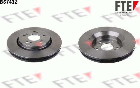 FTE BS7432 - Тормозной диск furqanavto.az