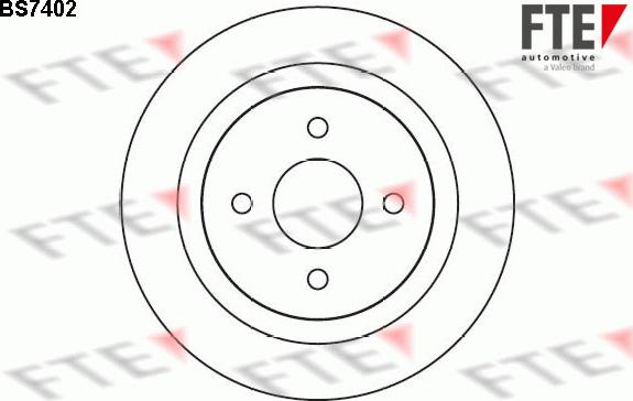 FTE BS7402 - Əyləc Diski furqanavto.az