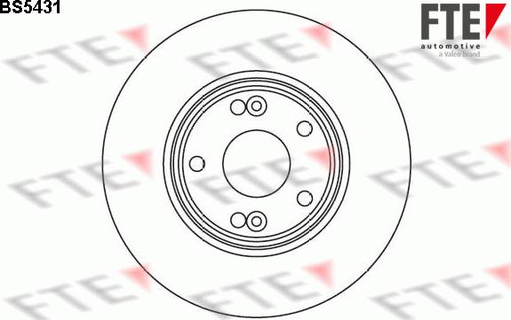 FTE BS5431 - Əyləc Diski furqanavto.az