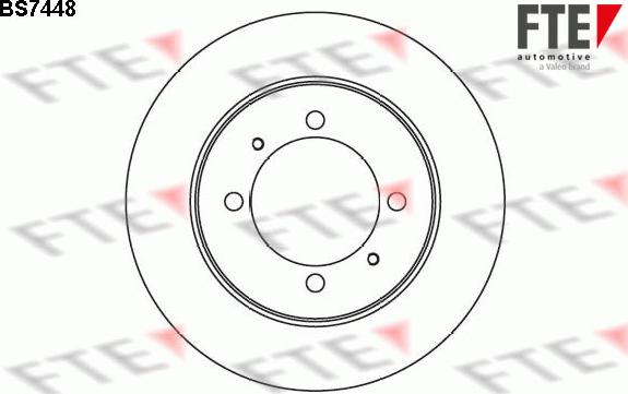 FTE BS7448 - Əyləc Diski furqanavto.az