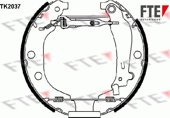 FTE TK2037 - Əyləc Başlığı Dəsti furqanavto.az