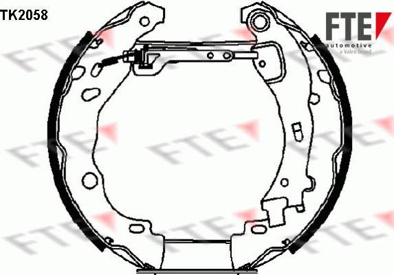 FTE TK2058 - Əyləc Başlığı Dəsti furqanavto.az