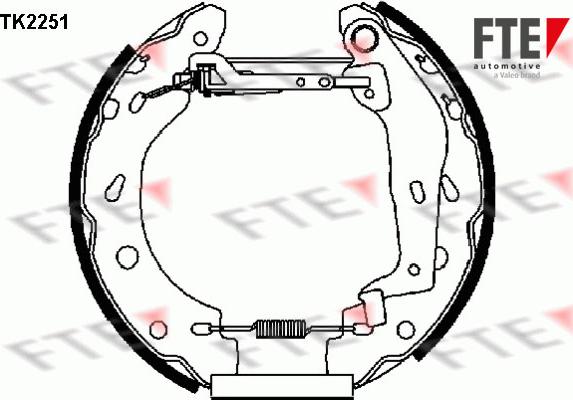 FTE TK2251 - Əyləc Başlığı Dəsti furqanavto.az