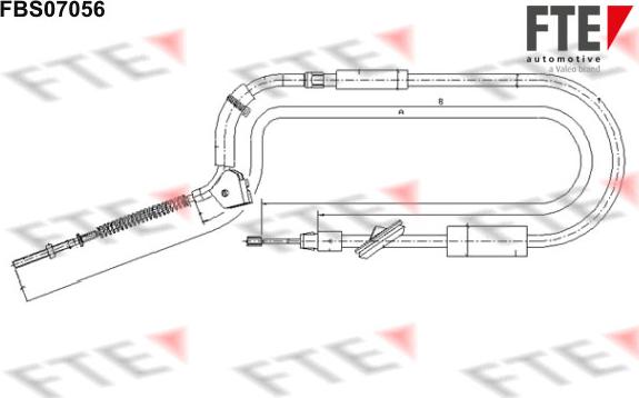 FTE 9250211 - Kabel, dayanacaq əyləci furqanavto.az