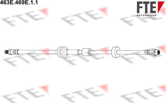 FTE 463E.469E.1.1 - Əyləc şlanqı furqanavto.az