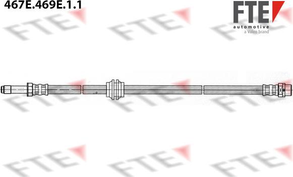 FTE 467E.469E.1.1 - Əyləc şlanqı furqanavto.az