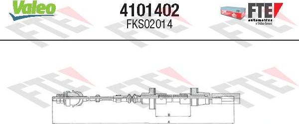 FTE 4101402 - Debriyaj kabeli furqanavto.az