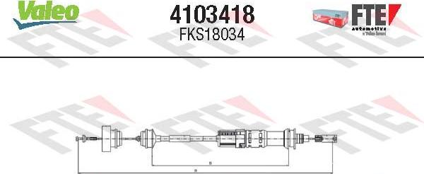 FTE 4103418 - Debriyaj kabeli furqanavto.az