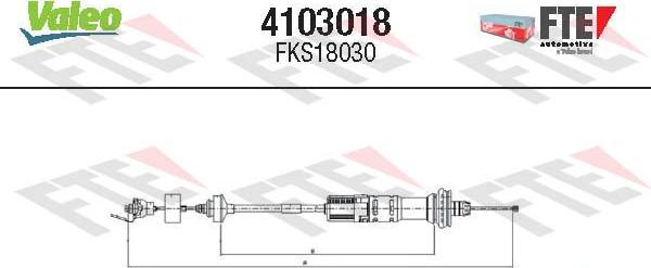 FTE 4103018 - Debriyaj kabeli furqanavto.az