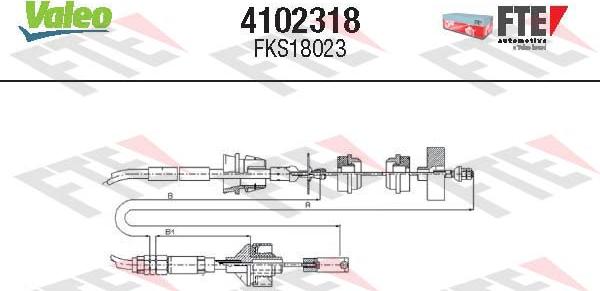 FTE 4102318 - Debriyaj kabeli furqanavto.az