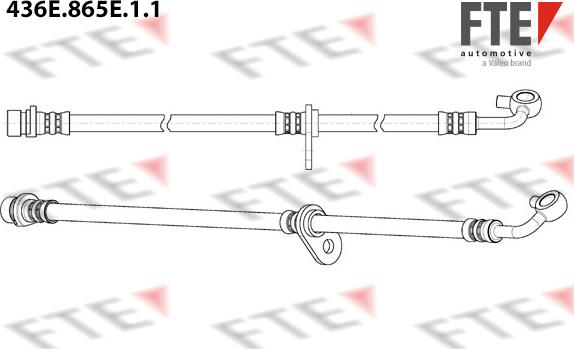 FTE 436E.865E.1.1 - Əyləc şlanqı furqanavto.az