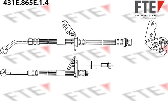 FTE 9240959 - Əyləc şlanqı furqanavto.az