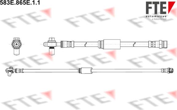 FTE 9240795 - Əyləc şlanqı furqanavto.az