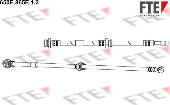 FTE 650E.865E.1.2 - Əyləc şlanqı furqanavto.az