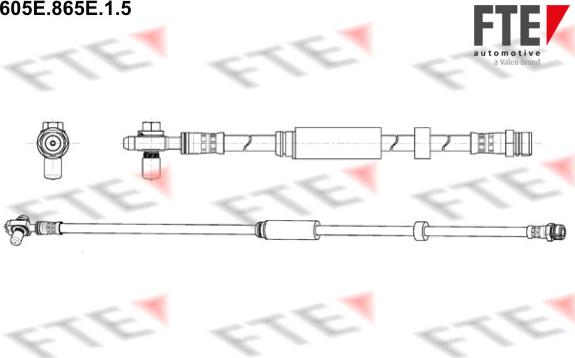 FTE 9240810 - Əyləc şlanqı furqanavto.az