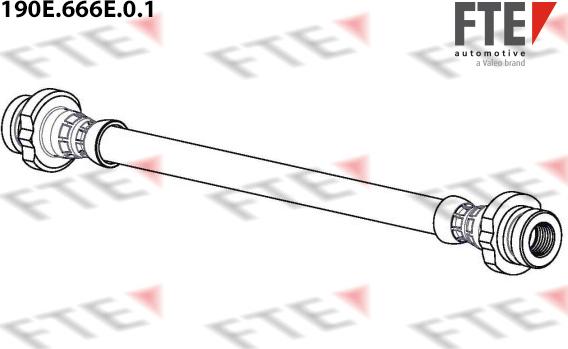 FTE 190E.666E.0.1 - Əyləc şlanqı furqanavto.az