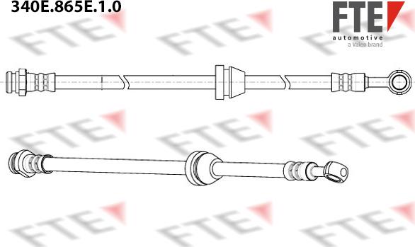 FTE 340E.865E.1.0 - Əyləc şlanqı www.furqanavto.az