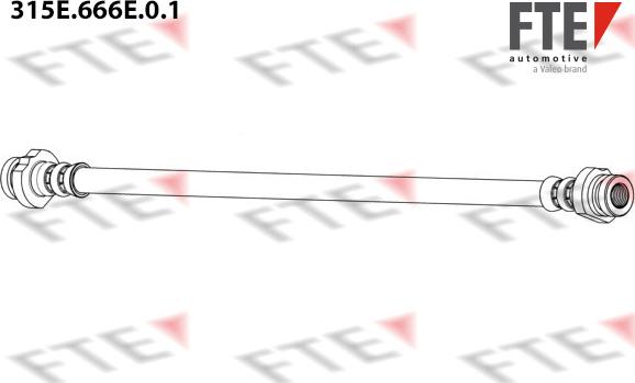 FTE 315E.666E.0.1 - Əyləc şlanqı furqanavto.az