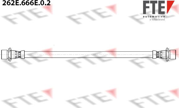 FTE 262E.666E.0.2 - Əyləc şlanqı furqanavto.az