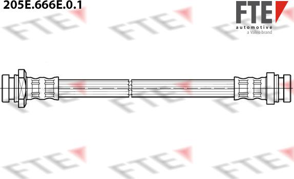 FTE 205E.666E.0.1 - Əyləc şlanqı furqanavto.az