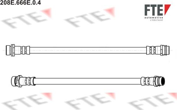 FTE 208E.666E.0.4 - Əyləc şlanqı furqanavto.az