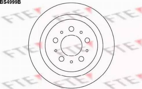 FTE BS4999B - Əyləc Diski furqanavto.az