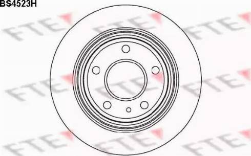FTE BS4523H - Əyləc Diski furqanavto.az