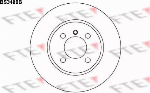FTE BS3480B - Əyləc Diski furqanavto.az