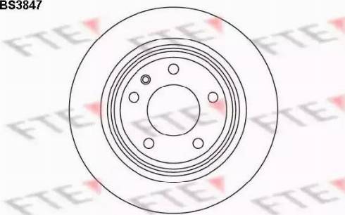 FTE BS3847 - Əyləc Diski furqanavto.az