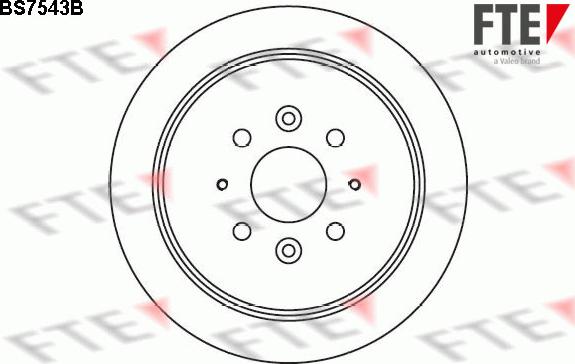 FTE BS7543B - Əyləc Diski furqanavto.az