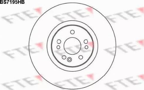 FTE BS7195HB - Əyləc Diski furqanavto.az