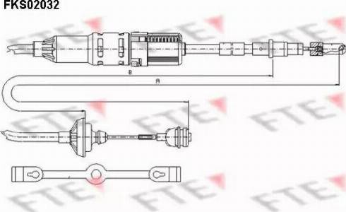 FTE FKS02032 - Debriyaj kabeli furqanavto.az