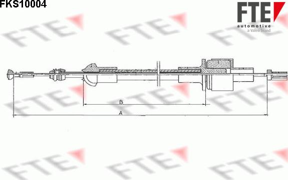 FTE FKS10004 - Debriyaj kabeli furqanavto.az