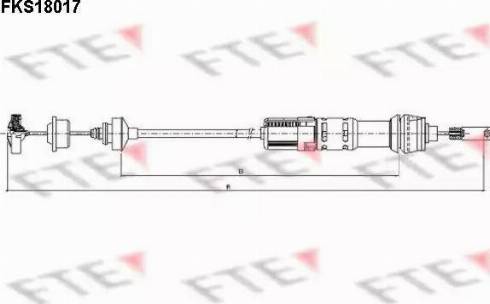 FTE FKS18017 - Debriyaj kabeli furqanavto.az