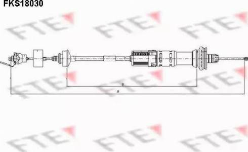 FTE FKS18030 - Debriyaj kabeli furqanavto.az