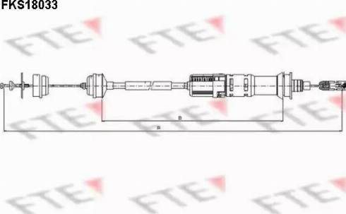 FTE FKS18033 - Debriyaj kabeli furqanavto.az