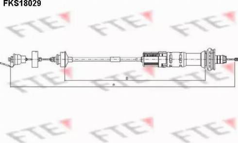 FTE FKS18029 - Debriyaj kabeli furqanavto.az