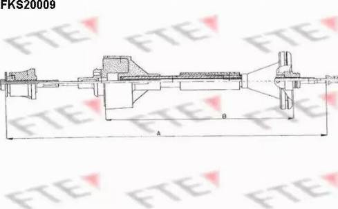 FTE FKS20009 - Debriyaj kabeli furqanavto.az