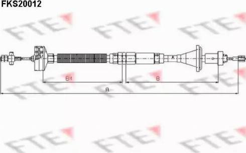 FTE FKS20012 - Debriyaj kabeli furqanavto.az