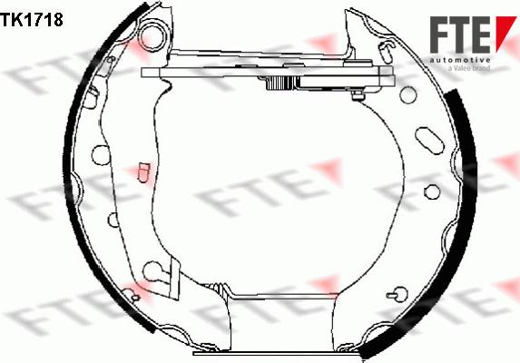 FTE TK1718 - Əyləc Başlığı Dəsti furqanavto.az