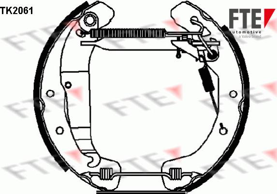 FTE TK2061 - Əyləc Başlığı Dəsti furqanavto.az