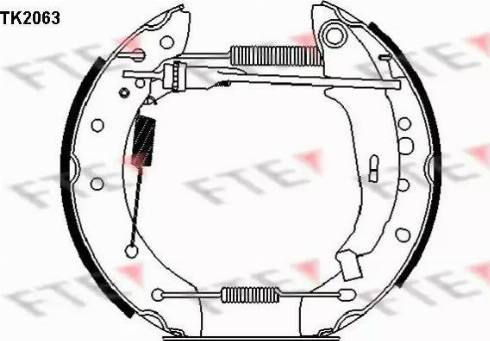 FTE TK2063 - Əyləc Başlığı Dəsti furqanavto.az