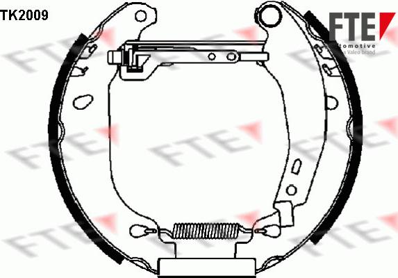 FTE TK2009 - Əyləc Başlığı Dəsti furqanavto.az