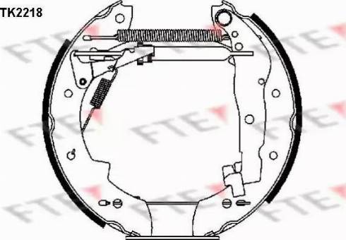 FTE TK2218 - Əyləc Başlığı Dəsti furqanavto.az