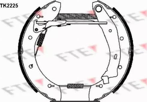 FTE TK2225 - Əyləc Başlığı Dəsti furqanavto.az