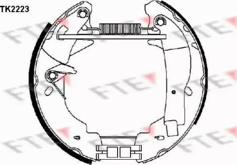 FTE TK2223 - Əyləc Başlığı Dəsti furqanavto.az