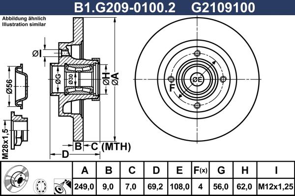 Galfer B1.G209-0100.2 - Əyləc Diski furqanavto.az