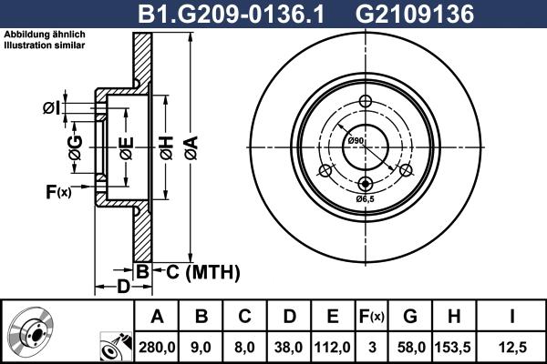 Galfer B1.G209-0136.1 - Əyləc Diski furqanavto.az