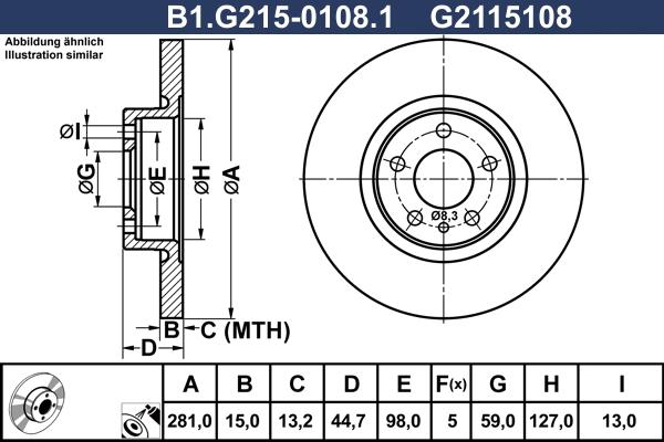 Galfer B1.G215-0108.1 - Əyləc Diski furqanavto.az