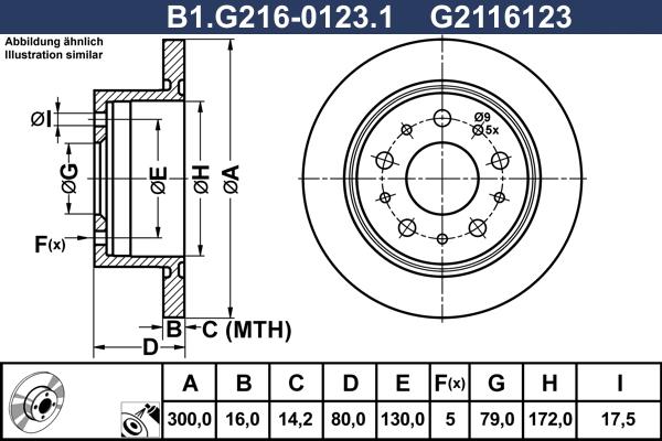 Galfer B1.G216-0123.1 - Əyləc Diski furqanavto.az